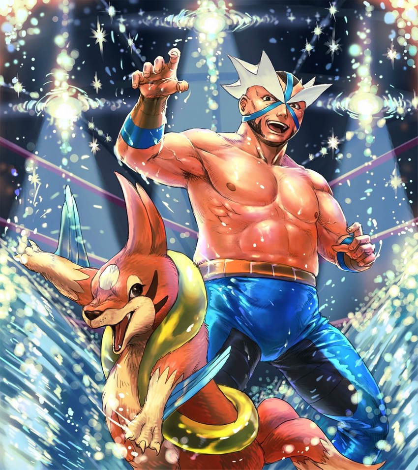 floatzel and crasher wake (pokemon and 1 more) drawn by ukima
