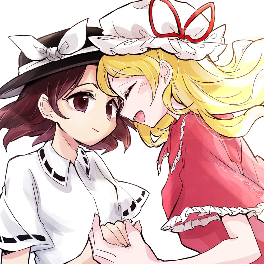 usami renko and maribel hearn (touhou and 1 more) drawn by tama_(hiroshige_36)
