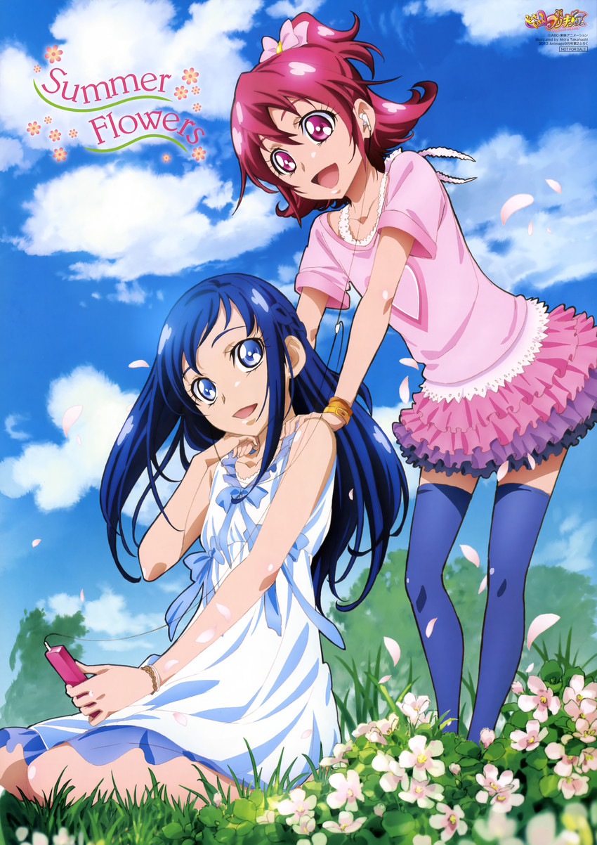 hishikawa rikka and aida mana (precure and 2 more) drawn by takahashi_akira