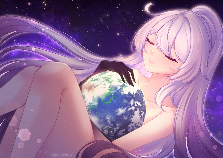 kiana kaslana (honkai and 1 more) drawn by illestfairys