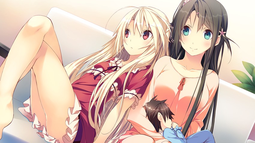 alexandra ann-christine axelina and rokukakuin konoha (aka-san to kyuuketsuki) drawn by kuwashima_rein