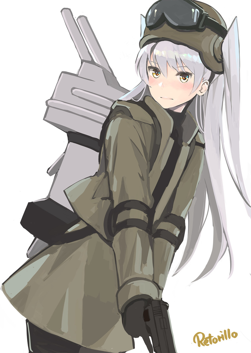 amatsukaze and rensouhou-kun (kantai collection) drawn by retorillo