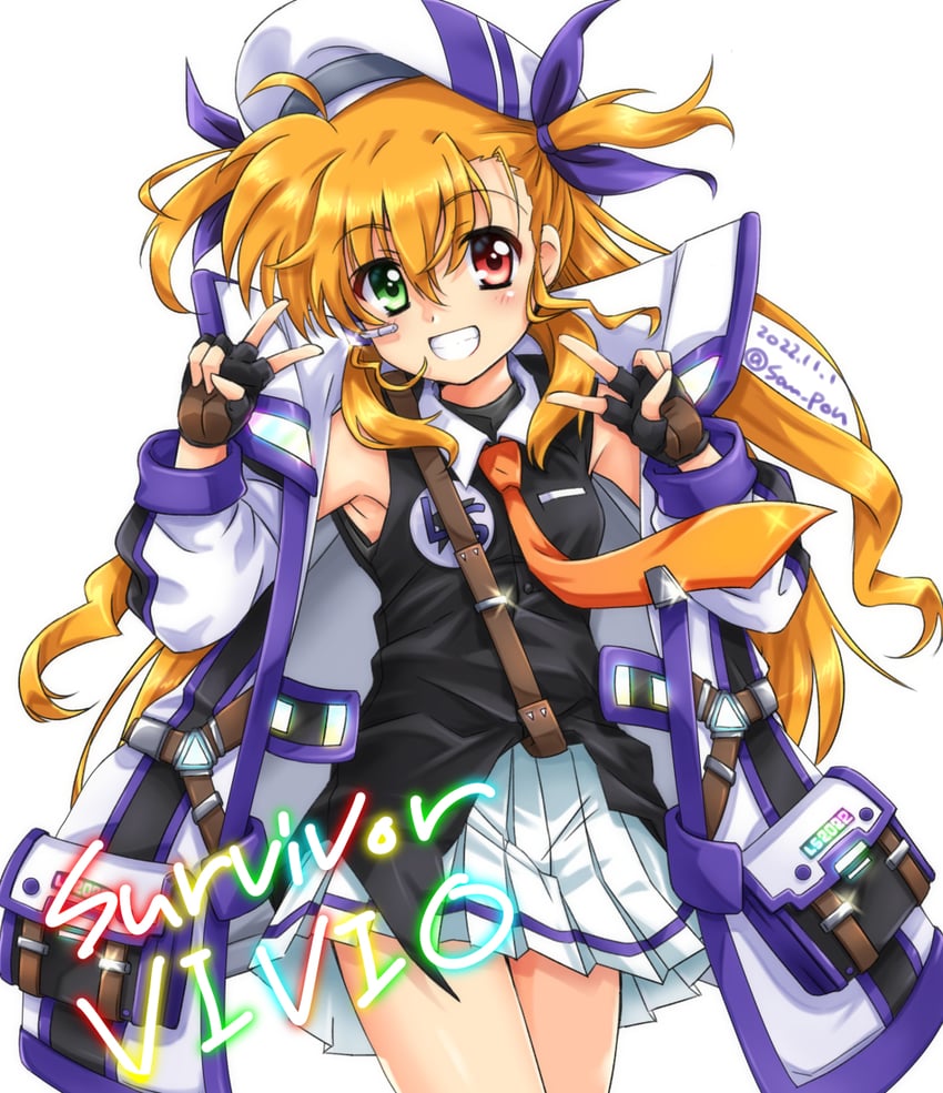vivio (lyrical nanoha and 4 more) drawn by san-pon
