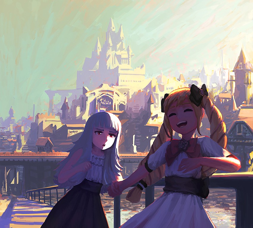 elise and veronica (fire emblem and 2 more) drawn by fakewaffle