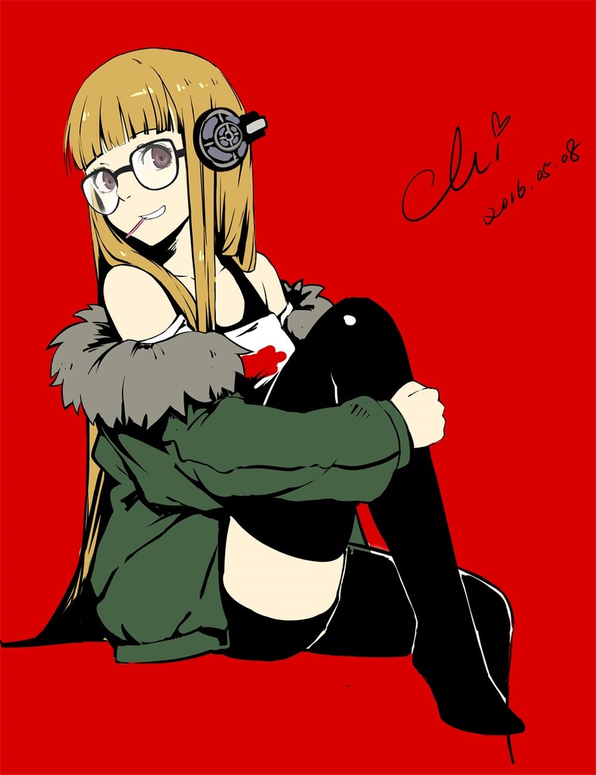 sakura futaba (persona and 1 more) drawn by xiao_chichi