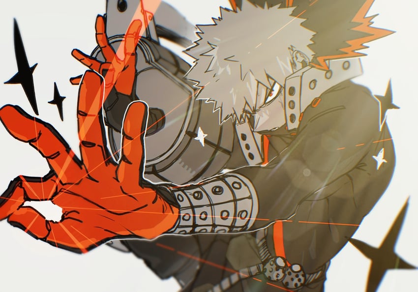 bakugou katsuki (boku no hero academia) drawn by kunyamon_busy