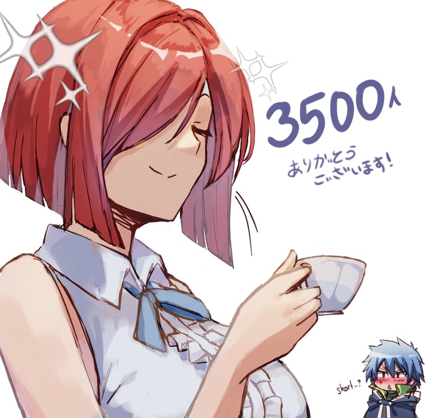 erza scarlet and jellal fernandes (fairy tail) drawn by reytsu
