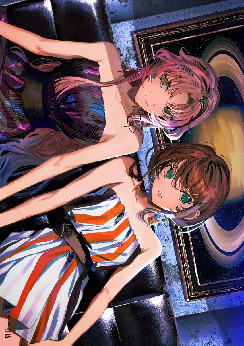 asu and bema (kamitsubaki studio and 1 more) drawn by segami