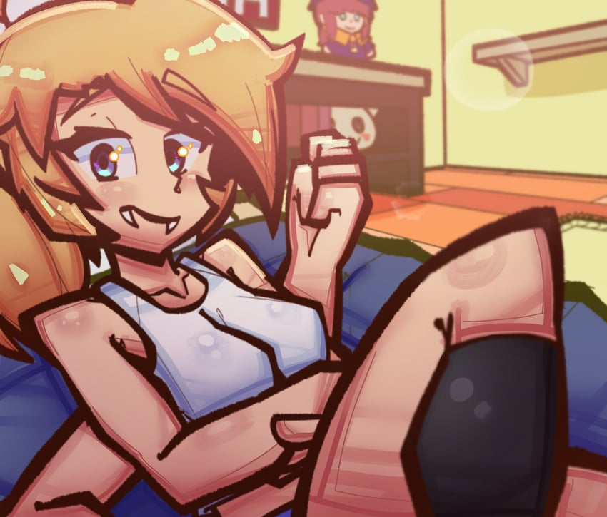 hat kid and nelly (original and 1 more) drawn by garynousfw