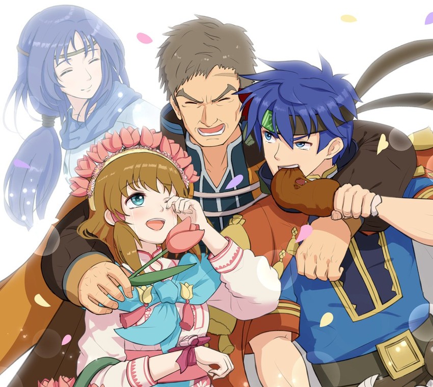 ike, mist, greil, and elena (fire emblem and 2 more) drawn by gonzarez