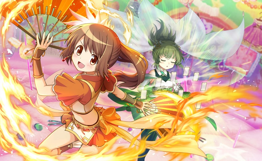 yui tsuruno and anna mel (mahou shoujo madoka magica and 2 more)