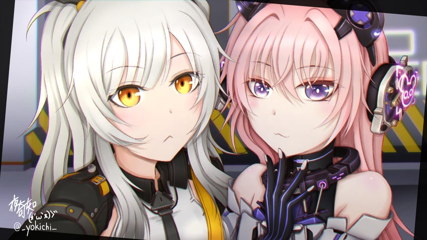 karenina, karenina: scire, teddy, and teddy: decryptor (punishing: gray raven) drawn by okinomiya_yokichi