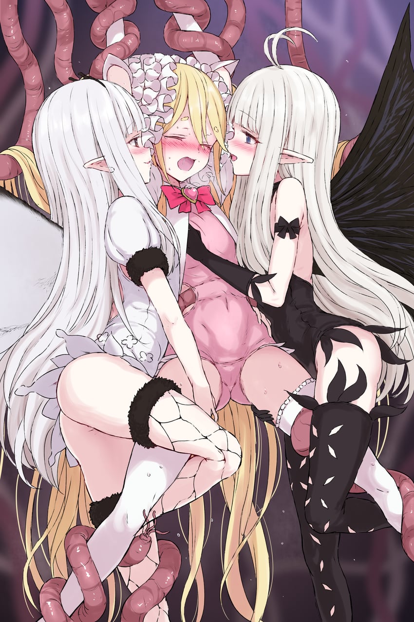 airy, anne, and hana koi (original and 3 more) drawn by gulp5959