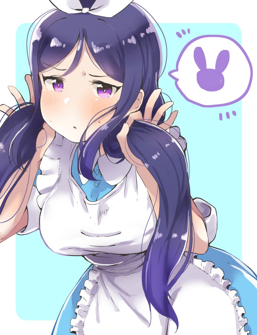 alice and matsuura kanan (love live! and 2 more) drawn by kawa_nen