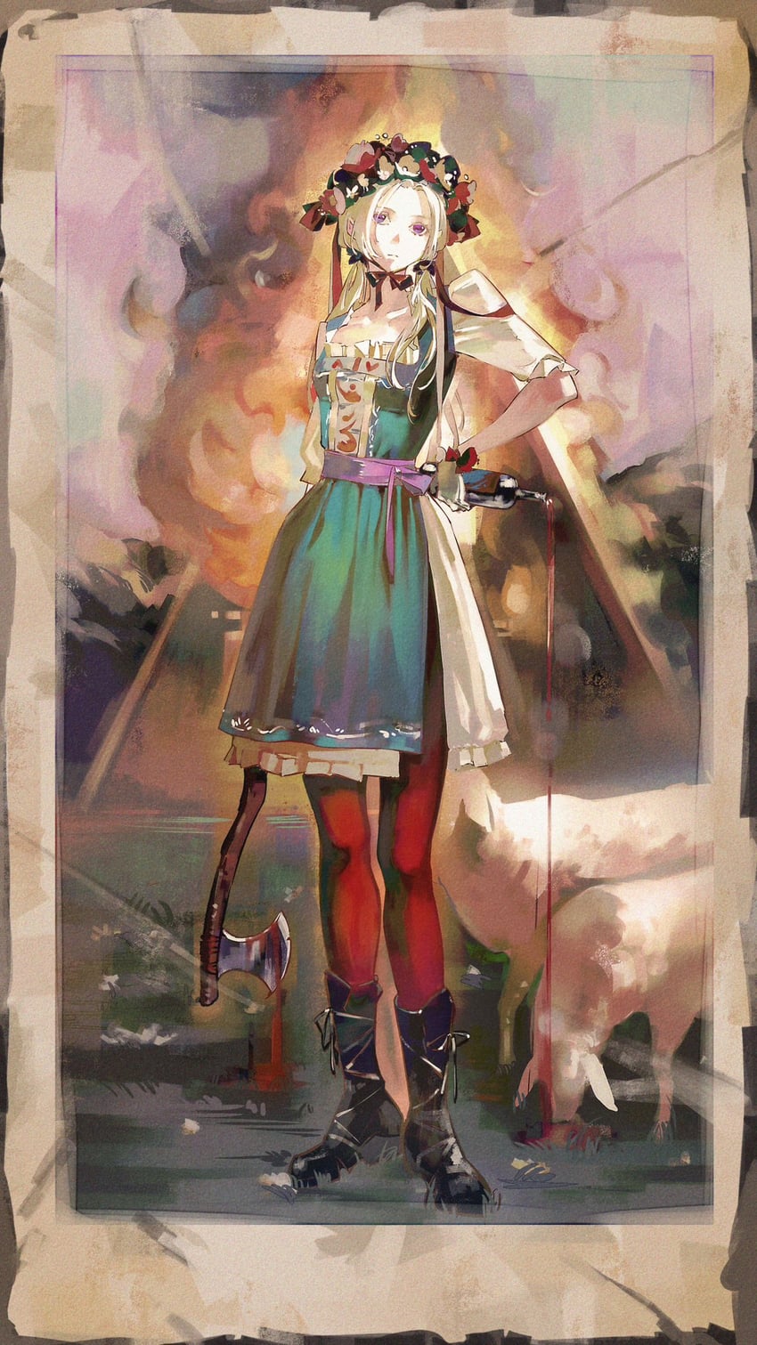 edelgard von hresvelg (fire emblem and 1 more) drawn by lkppp
