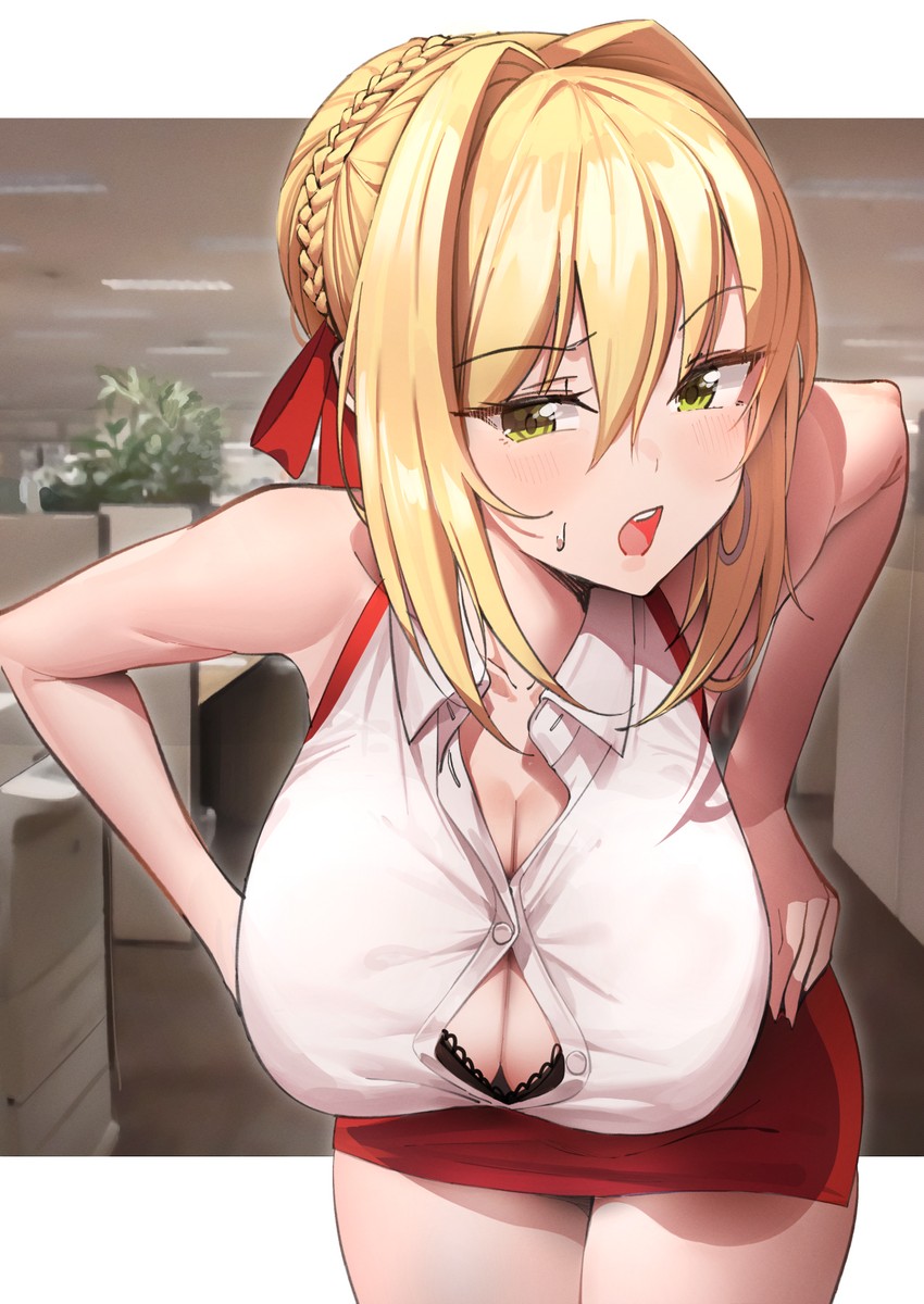 nero claudius (fate and 1 more) drawn by k_pring