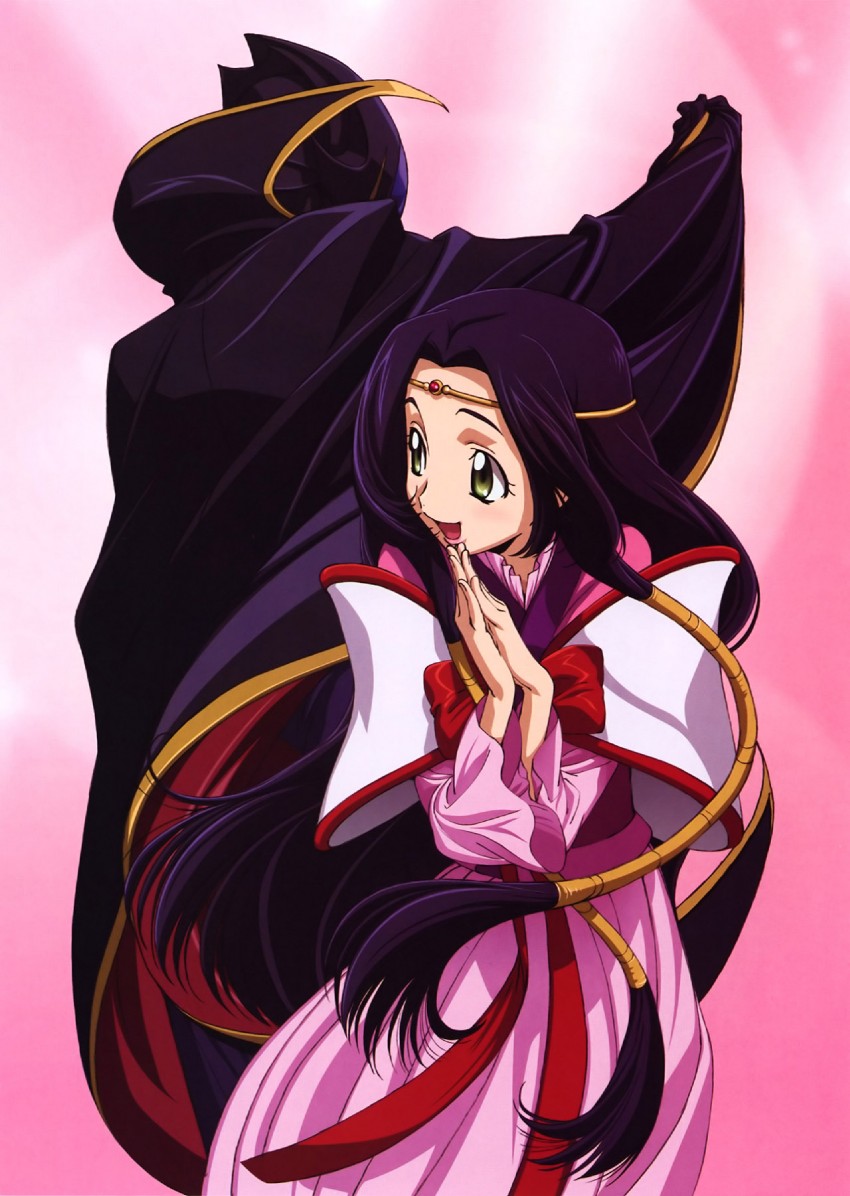 zero and sumeragi kaguya (code geass) drawn by chiba_yuriko