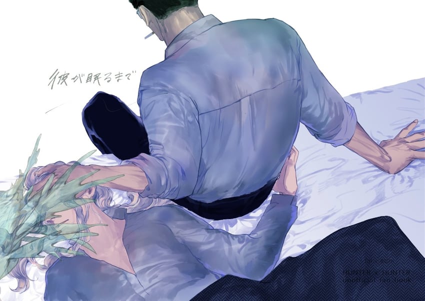 hinrigh biganduffno and ken'i wang (hunter x hunter) drawn by almostghost