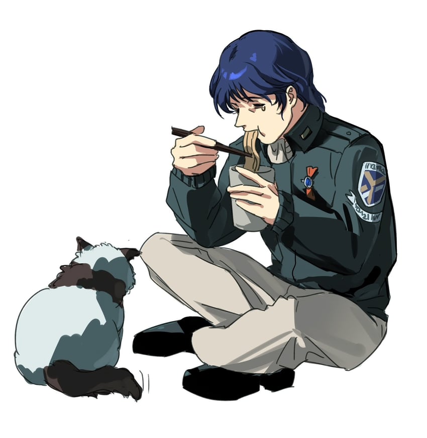 yang wen-li and admiral (ginga eiyuu densetsu) drawn by erhuazi917