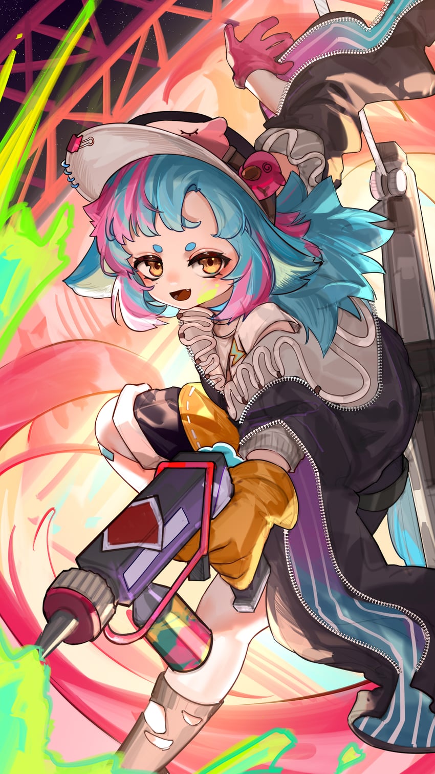 tippi (arknights) drawn by kourou_(kouroukun)