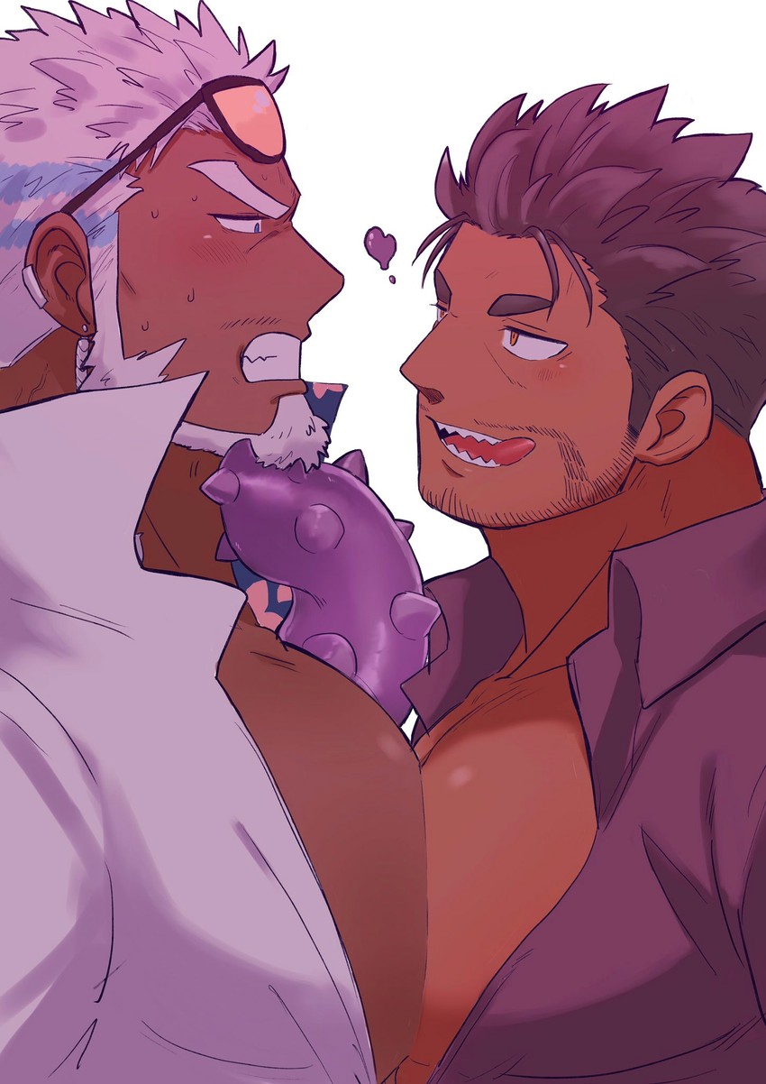 aegir and dagon (tokyo afterschool summoners) drawn by 1hao_(@cerbero64)