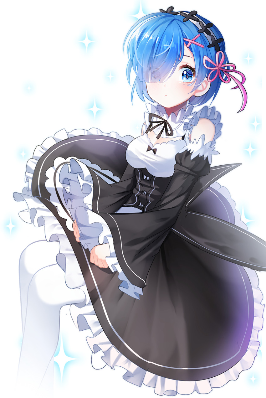 rem (re:zero kara hajimeru isekai seikatsu) drawn by halan