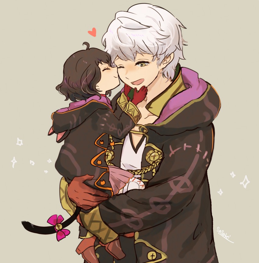 male robin and female morgan (fire emblem and 1 more) drawn by sasaki_(dkenpisss)