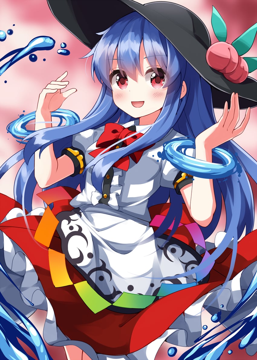 hinanawi tenshi (touhou) drawn by ruu_(tksymkw)