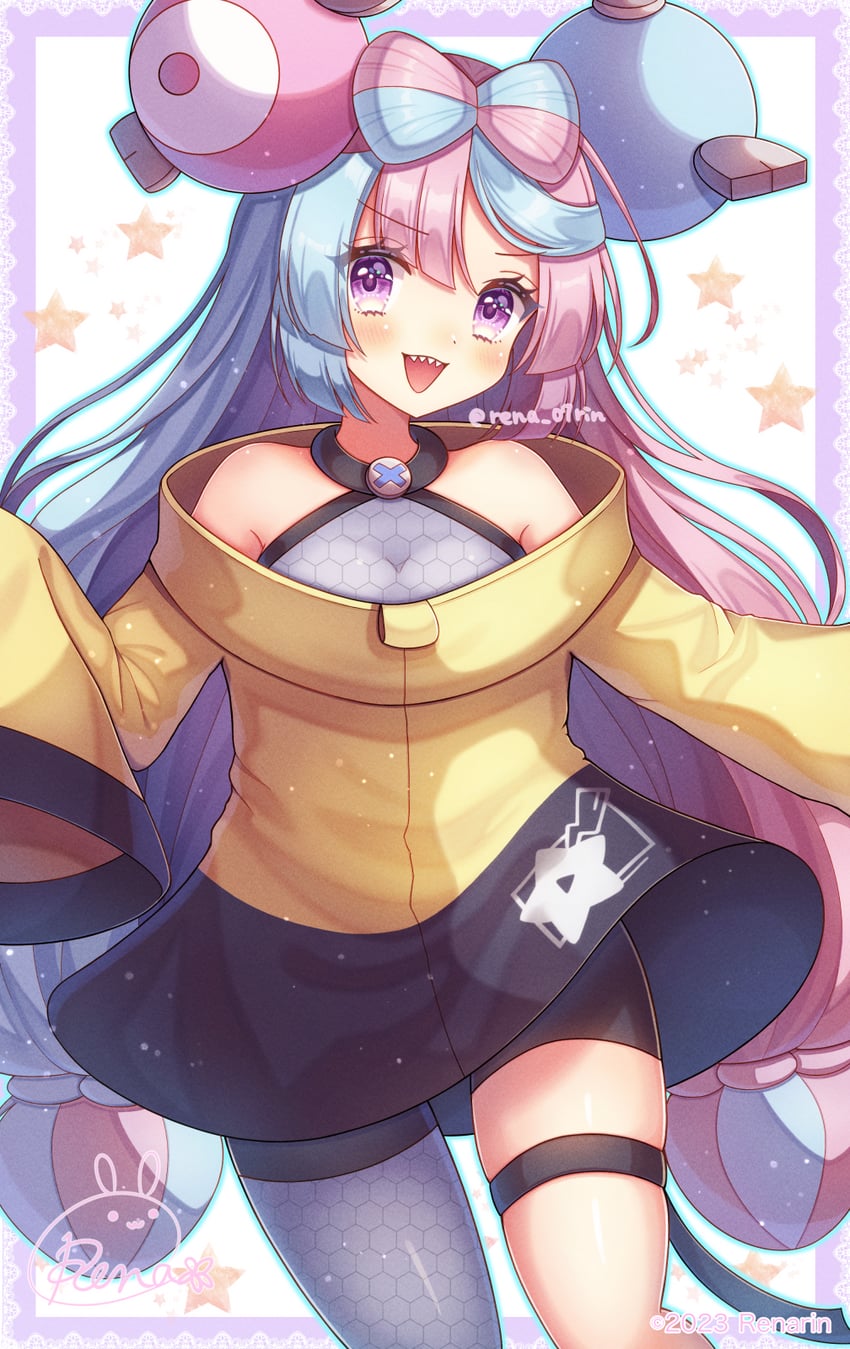 iono (pokemon and 1 more) drawn by rena_rin