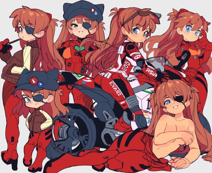 souryuu asuka langley (neon genesis evangelion and 2 more) drawn by slammo