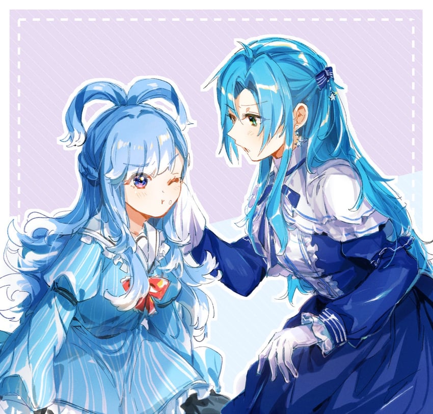 kobo kanaeru and regis altare (hololive and 3 more) drawn by conchitwa