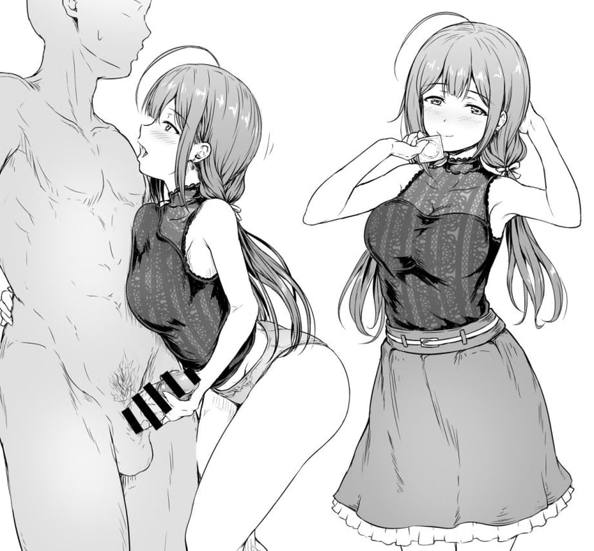 kuwayama chiyuki (idolmaster and 1 more) drawn by oonaka_ito