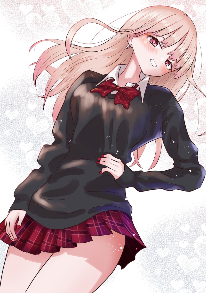 yamada anna (boku no kokoro no yabai yatsu) drawn by m2bou