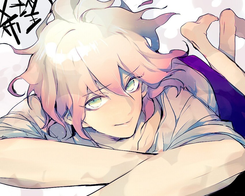 komaeda nagito (danganronpa and 1 more) drawn by lovi_(momoko37)