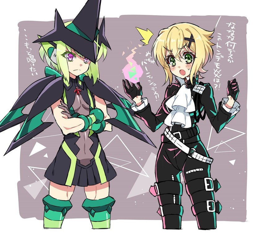 lio fotia and akatsuki kirika (senki zesshou symphogear and 1 more) drawn by yuuheisyoujyo