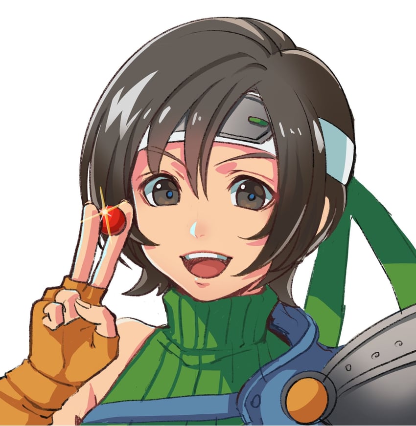yuffie kisaragi (final fantasy and 1 more) drawn by uxspwt1u79uz1gu