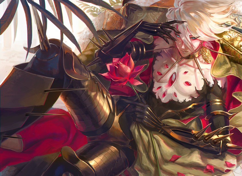 karna (fate and 2 more) drawn by egawa_akira