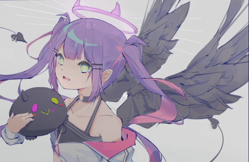 tokoyami towa and bibi (hololive) drawn by brianlee709