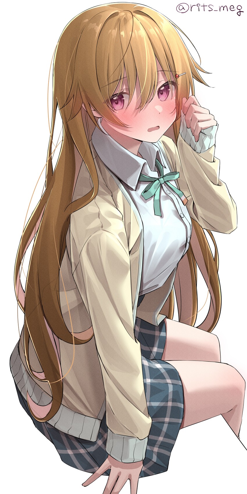 konoe kanata (love live! and 1 more) drawn by kawai_ritsu_(rits_meg)