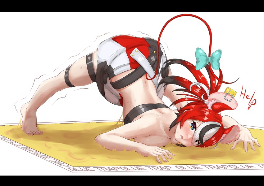 hakos baelz (hololive and 1 more) drawn by rlus