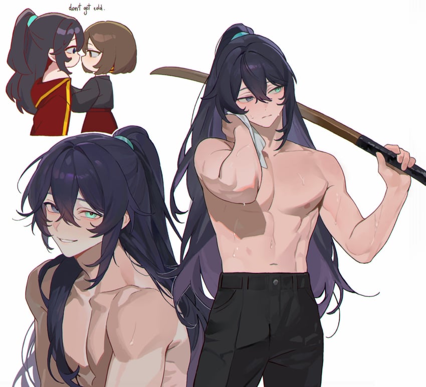 hong lu and moony (project moon and 1 more) drawn by past_desiderium