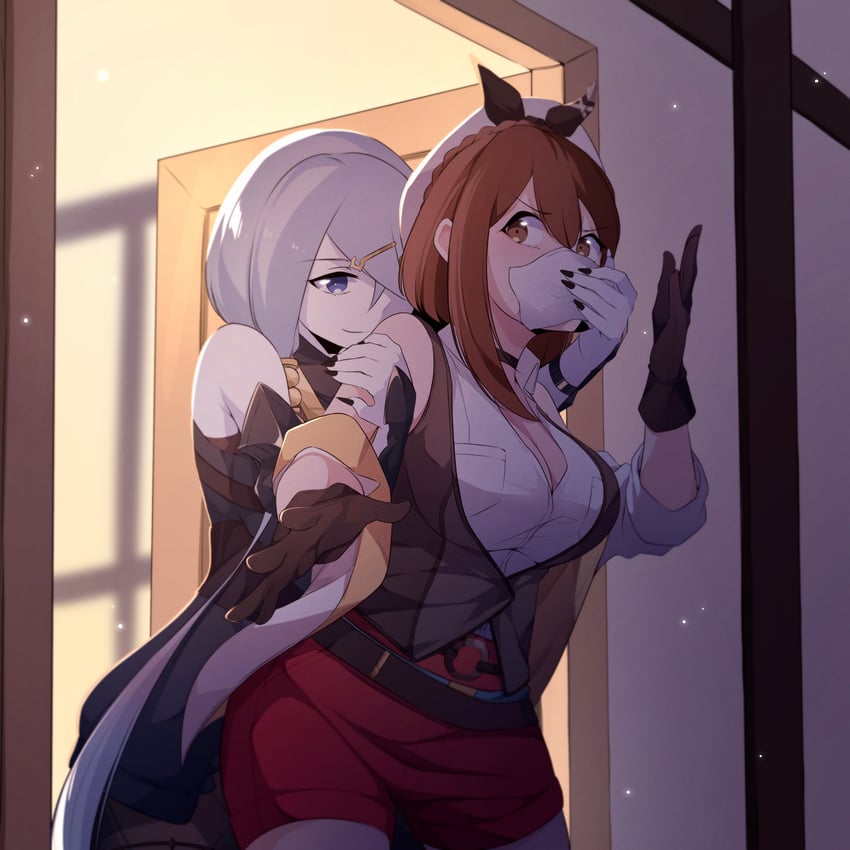 reisalin stout and lila decyrus (atelier and 2 more) drawn by punksamurai