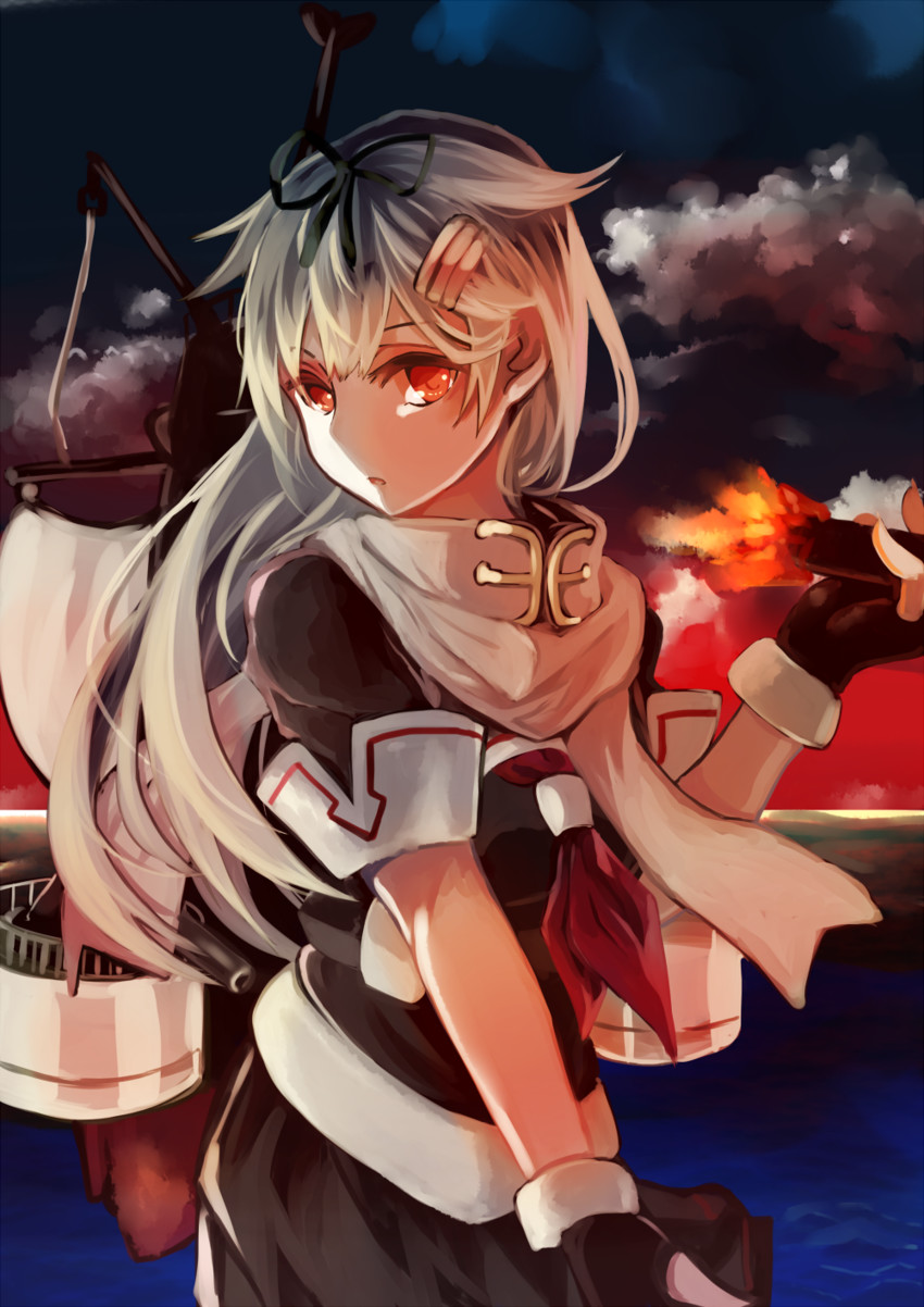 yuudachi and yuudachi kai ni (kantai collection) drawn by natsuyuki
