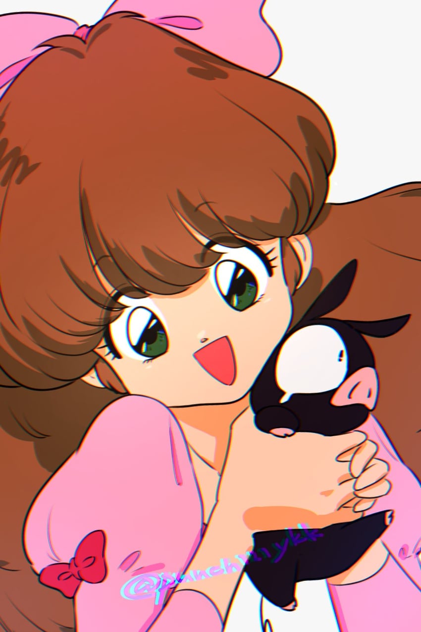 p-chan and shiratori azusa (ranma 1/2) drawn by punch121ykk
