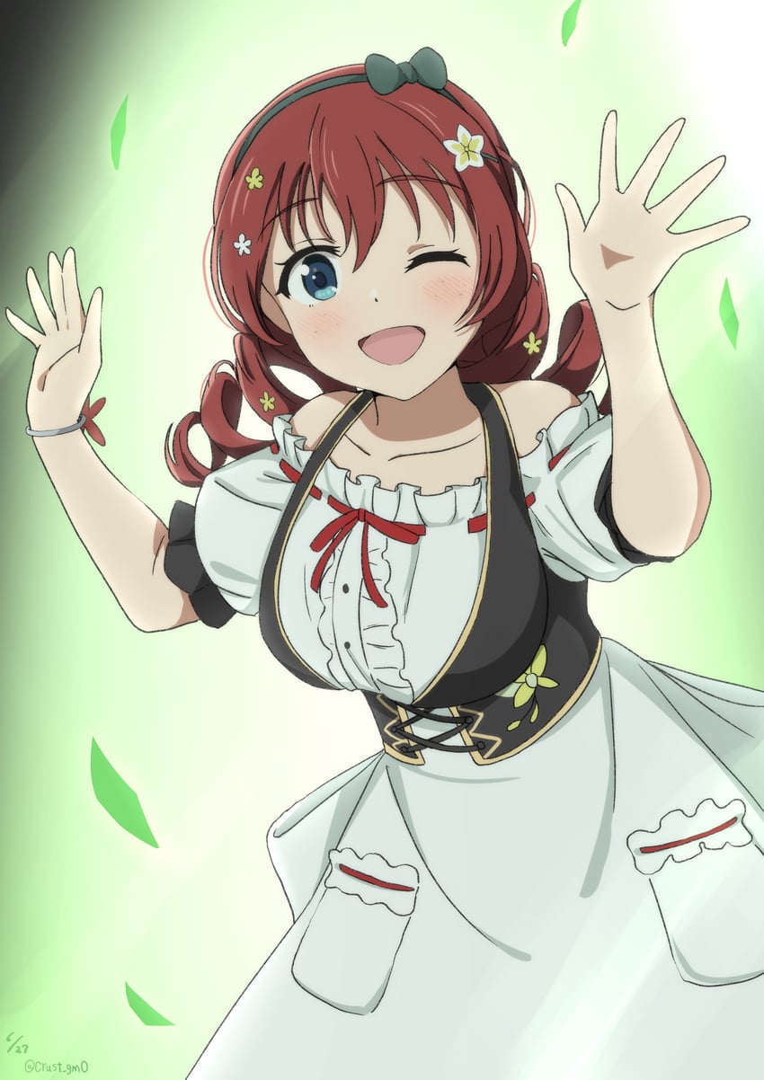 emma verde (love live! and 1 more) drawn by uchuu_no_mozuku