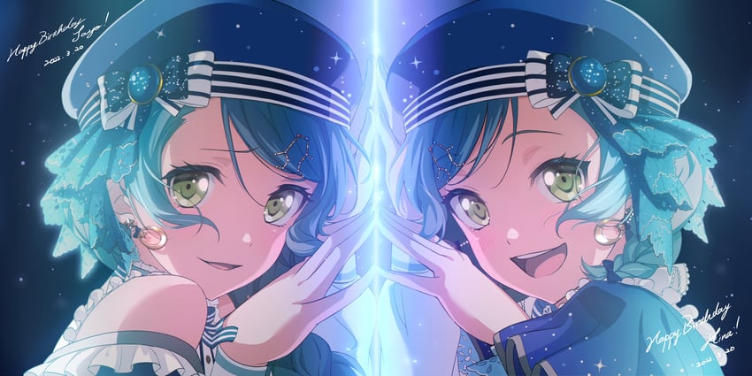 hikawa sayo and hikawa hina (bang dream!) drawn by nobusawa_osamu