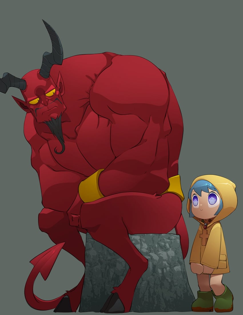 luce and satan (jubilee 2025 and 1 more) drawn by bleedman