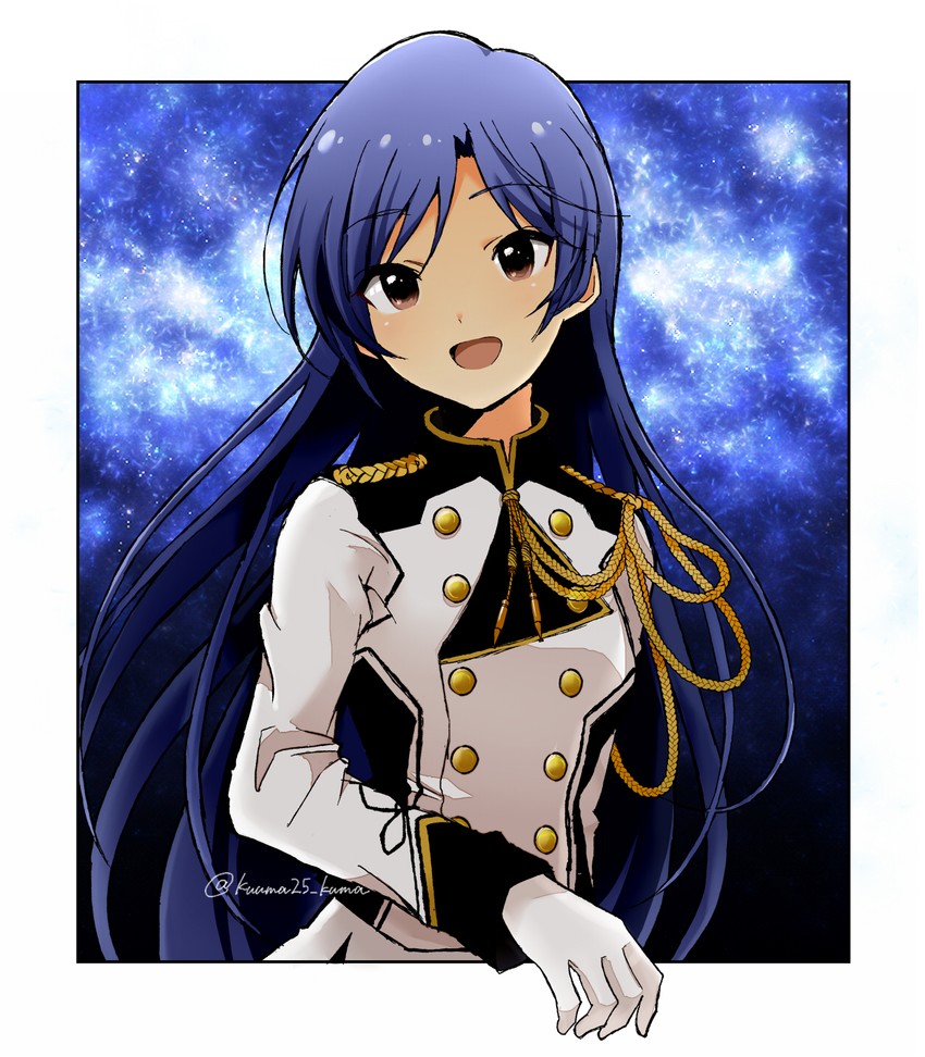 kisaragi chihaya (idolmaster and 1 more) drawn by kuuma25_kuma