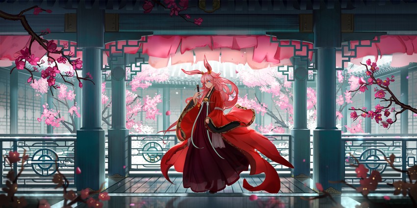 yae sakura (honkai and 1 more) drawn by zdo-zwei
