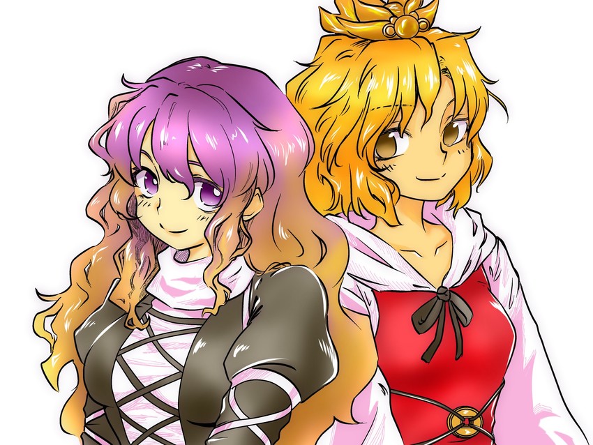hijiri byakuren and toramaru shou (touhou) drawn by nunnun_(shunka_shuutou)
